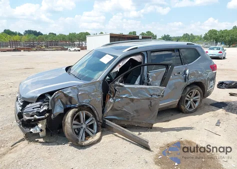 2019 Volkswagen Atlas 3.6L V6 Sel R-Line from USA, damaged, VIN 1V2RR2CA7KC584264